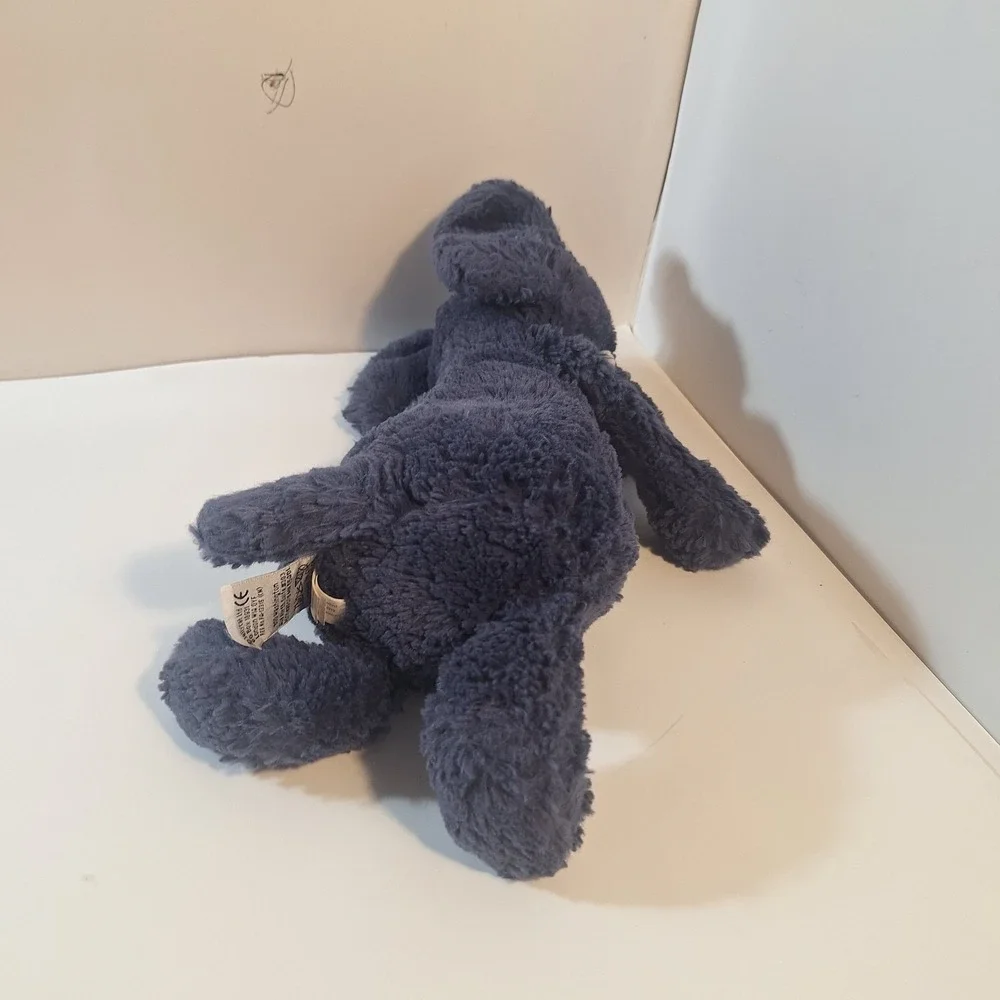 Jellycat Bashful Blue Elephant Retired Navy Blue White Tusk London‎ Toy 12